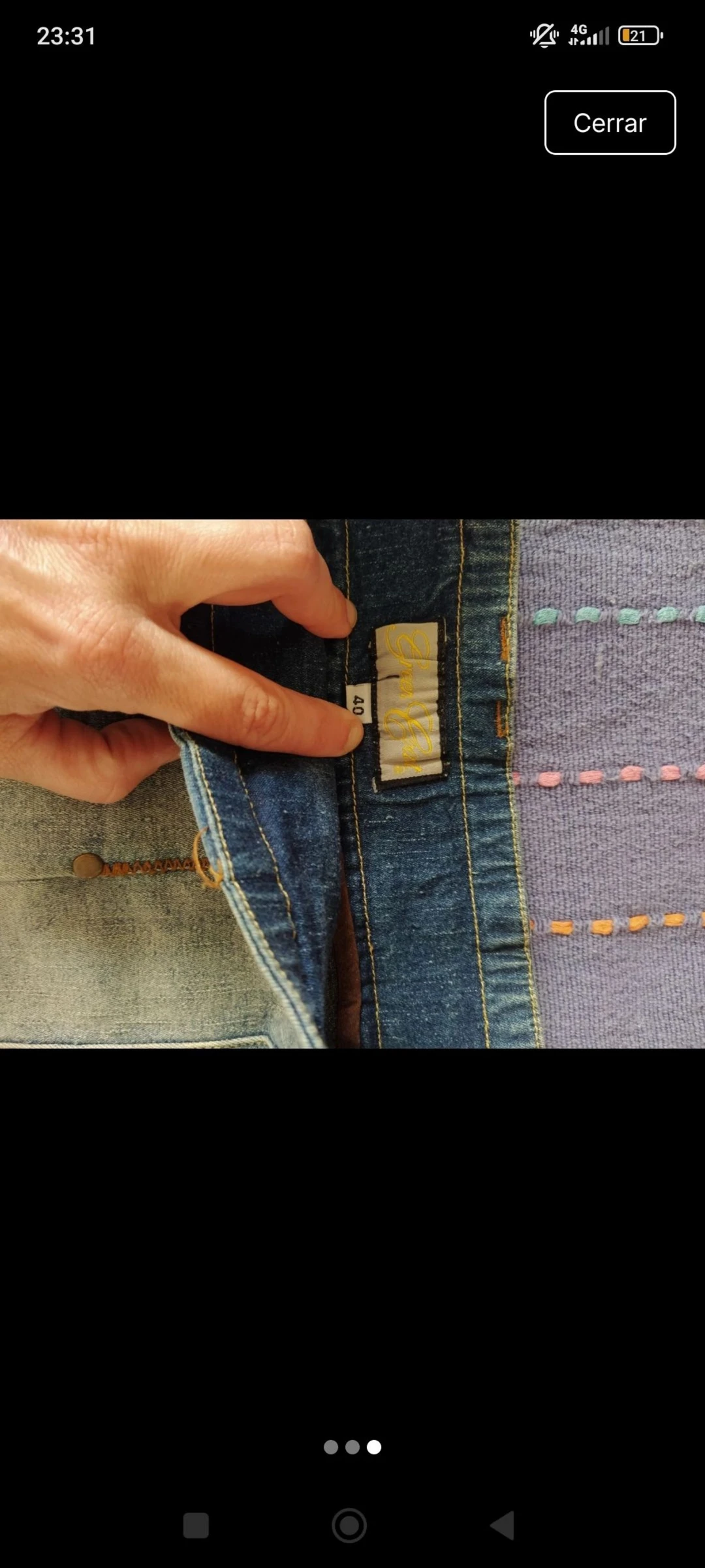 Elastische jeansminirok – photo 3